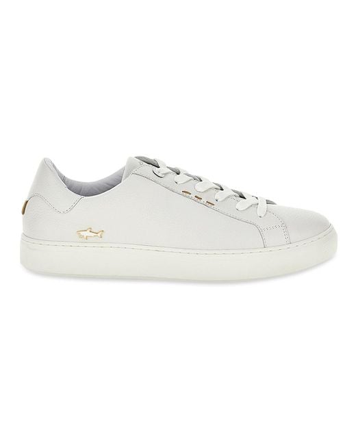 Paul & Shark White Shark Icon Sneakers for men