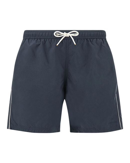 Paul & Shark Blue Swimwear Portofino for men