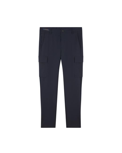 Paul & Shark Blue Dynamic Stretch Cargo Trousers for men
