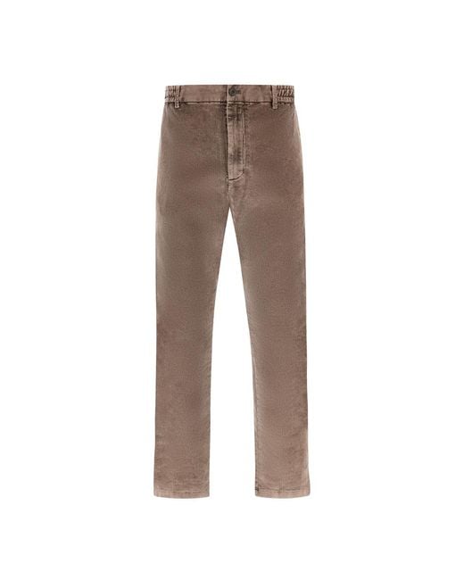 Paul & Shark Brown Alba Trousers for men