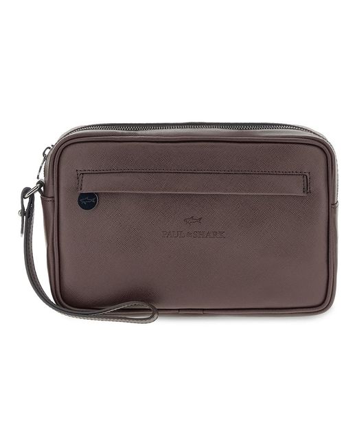 Paul & Shark Brown Clutch for men