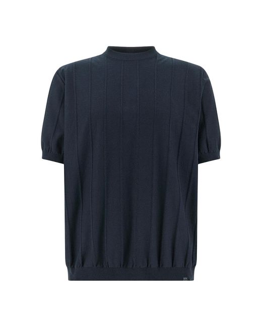 Paul & Shark Blue Crew‑Neck Sweater for men