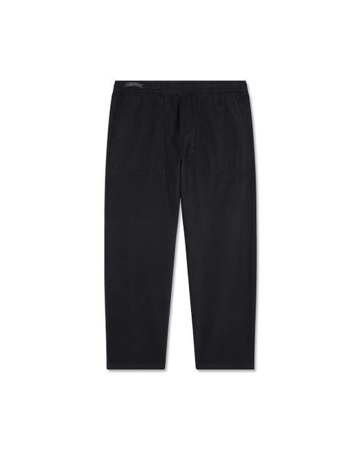Paul & Shark Black Cashmere And Cotton Jogger for men