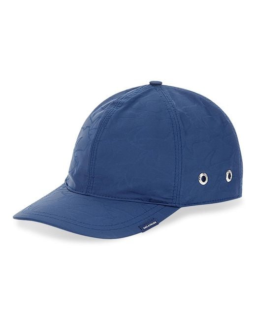 Paul & Shark Blue Baseball Cap With Sharks All‑Over Print for men