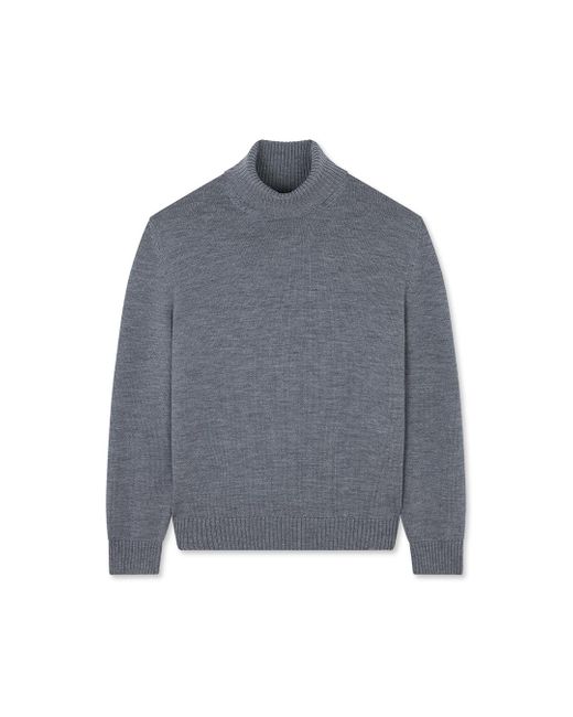 Paul & Shark Rollkragenpullover Aus Soft Cool Touch Wolle, Mann, Größe in Gray für Herren