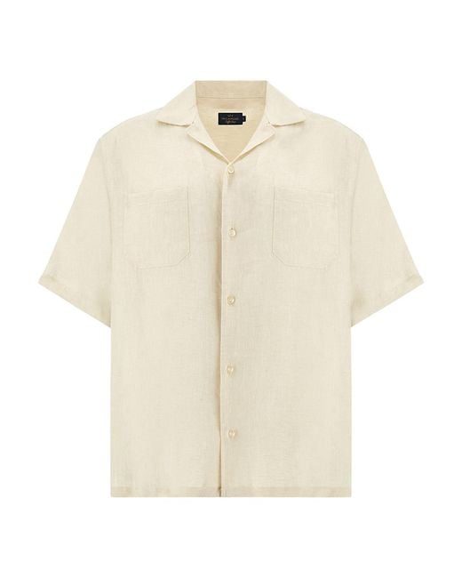 Paul & Shark Natural Linen Shirt for men