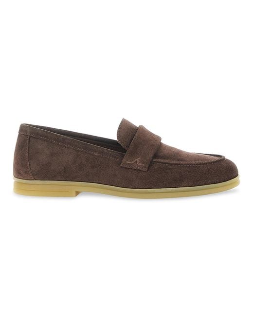 Paul & Shark Brown Riviera Suede Loafer