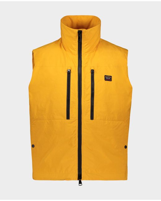 Paul & Shark Vest 130 High Density Save The Sea Goose Down Second Life in  Yellow for Men - Lyst