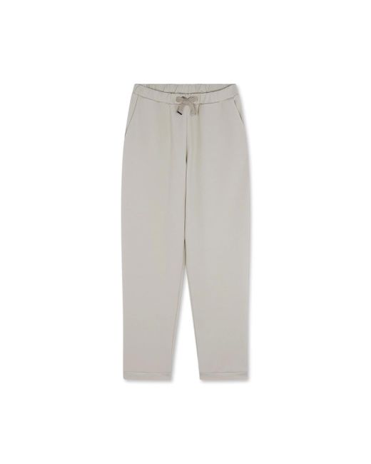 Paul & Shark Gray Active Fleece Baumwoll-Sporthose, Frau, Größe