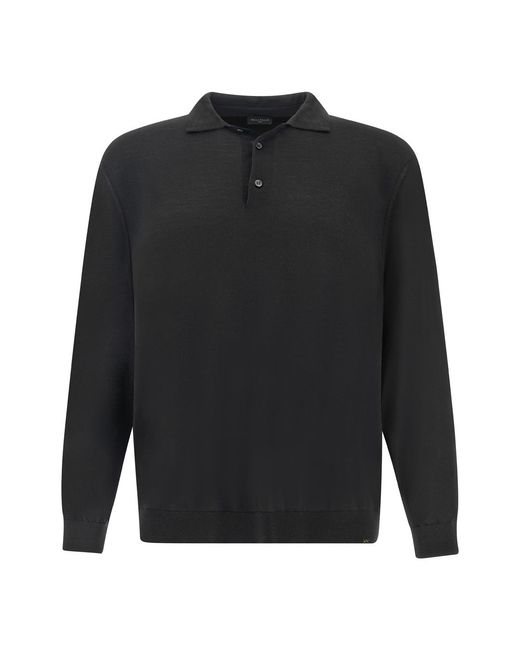 Paul & Shark Black Polo Shirt for men