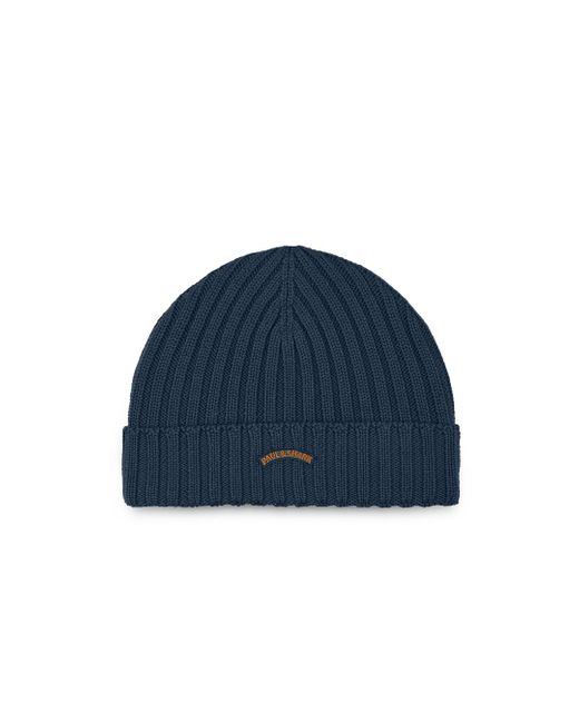 Paul & Shark Blue Wool Beanie for men
