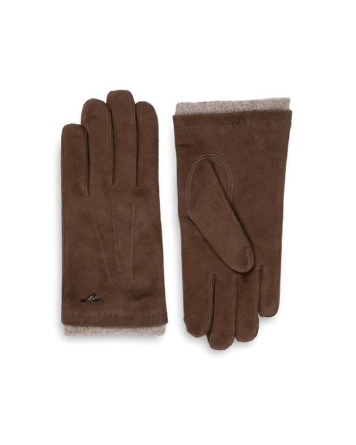 Paul & Shark Handschuhe Aus Wildleder, Mann, Größe in Brown für Herren