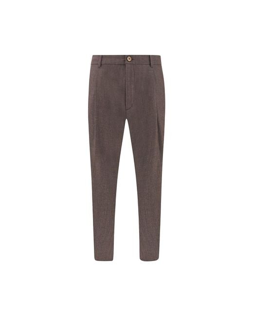 Paul & Shark Brown Pantalone Lucca for men