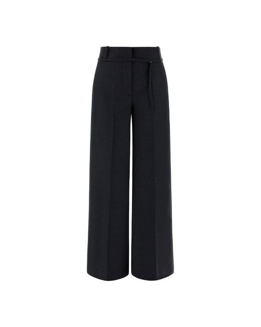Paul & Shark Black Palazzo Trousers