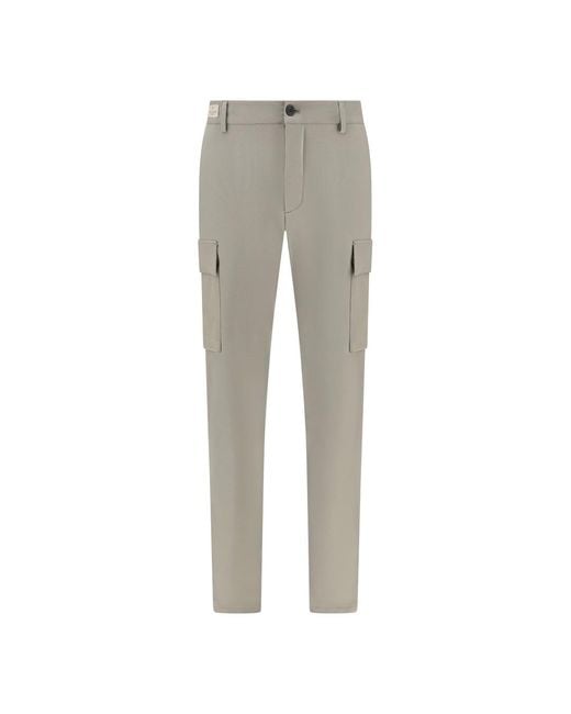 Paul & Shark Gray Lucca Trousers for men