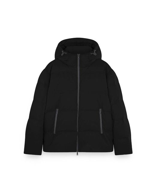 Paul & Shark Black Typhoon Platinum Down Jacket for men