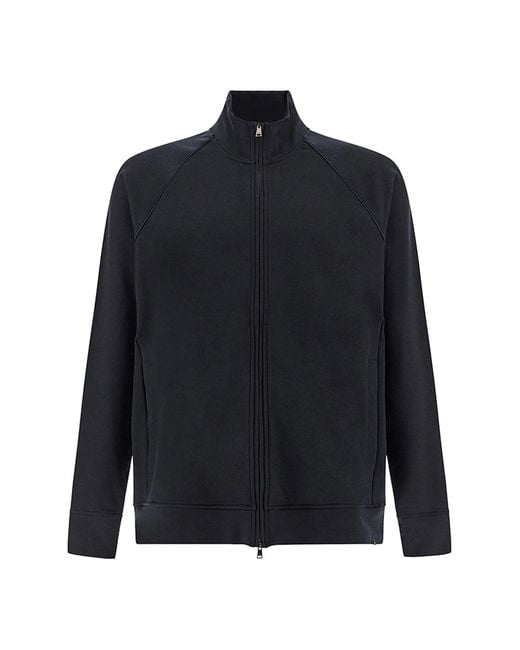 Paul & Shark Blue X‑Soft Zip‑Up Sweatshirt for men