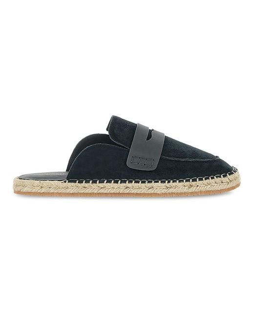 Paul & Shark Blue Taormina Suede Mules for men