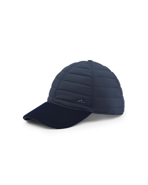 Paul & Shark Blue Typhoon Platinum Baseball Cap With Wool Visor for men