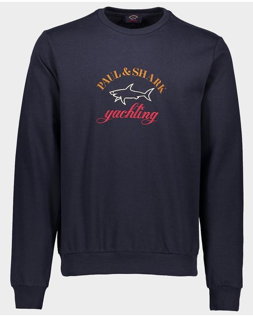 PAUL \u0026 SHARK Hombre MEN'S ZIPPED SWEAT-SHIRT -Sudaderas NAVY