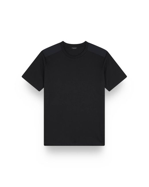 Paul & Shark T-Shirt Aus Aqua Touch-Baumwolle Mit Details Aus Typhoon Re-4X4 Stretch, Mann, Größe in Black für Herren