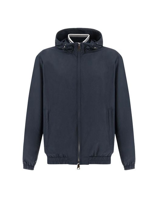 Paul & Shark Blue Windbreaker for men