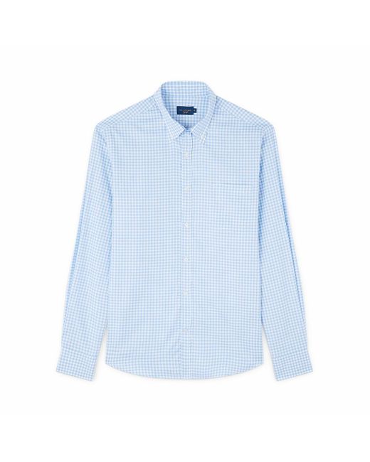 Camicia X-Soft Con Micro-Stampa, Uomo, Taglia di Paul & Shark in Blue da Uomo
