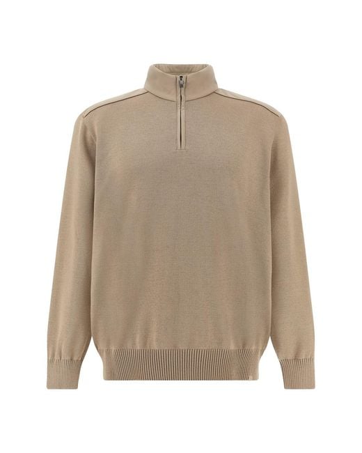 Paul & Shark Natural Half-Zip Sweater for men