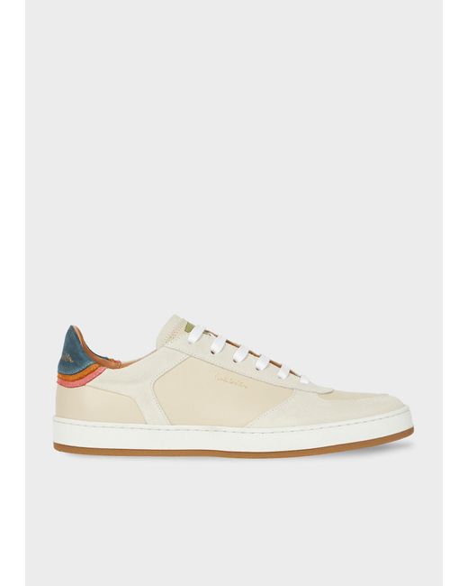 Paul Smith White Ecru 'Destry' Trainers for men