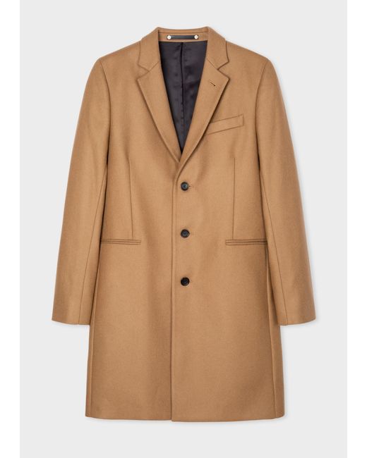 camel epsom coat