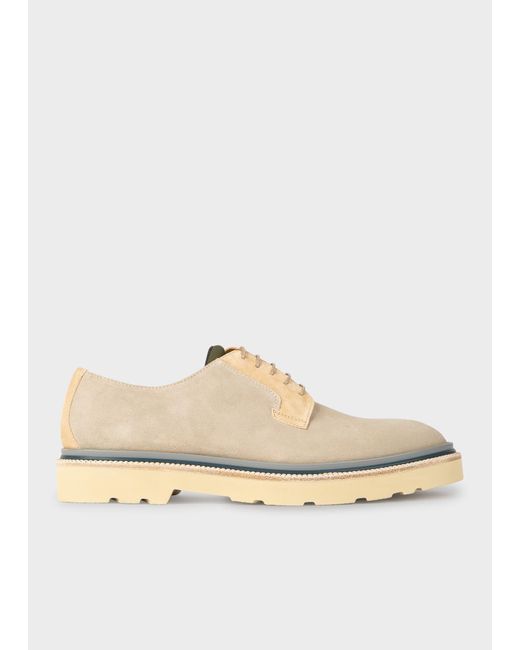 Paul Smith Natural Sand Suede 'ras' Shoes for men