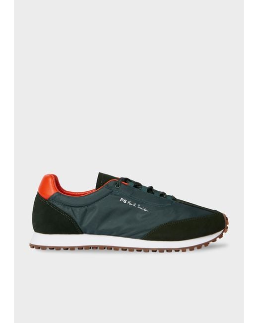 Paul Smith Green Dark 'Senso' Trainers for men