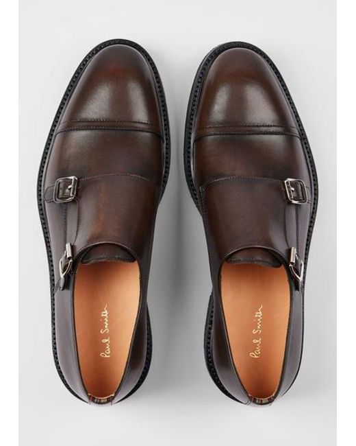 Paul Smith Brown 'Temple' Shoes for men