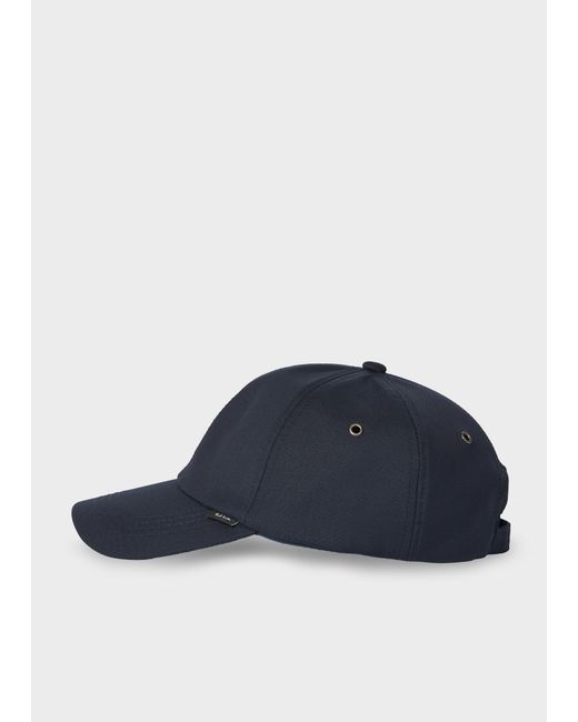 Paul Smith Blue Contrast Brim Baseball Cap for men