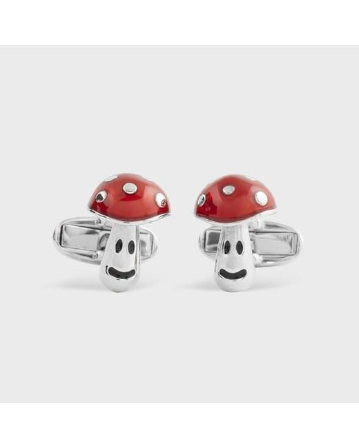 Paul Smith Red 'Toadstool' Cufflinks for men