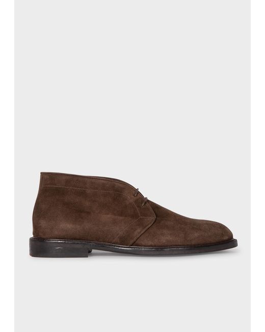 Paul Smith Brown Suede Eco 'mendes' Boots for men