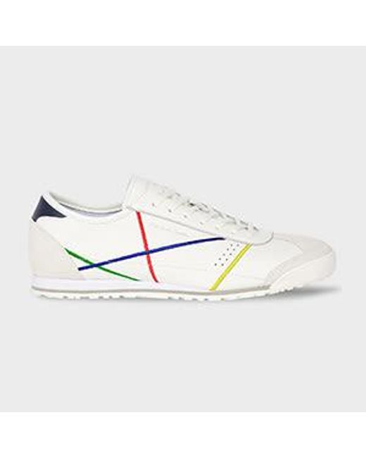 Paul Smith Metallic Leather 'Mestre' Trainers for men
