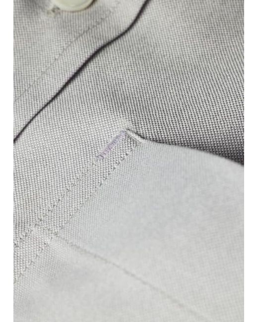 Paul Smith Gray Oxford Cotton Shirt for men