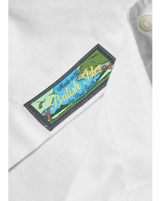 Paul Smith White Oxford Cotton Shirt for men
