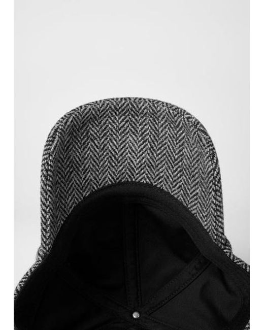 Paul Smith Gray Tweed Cap