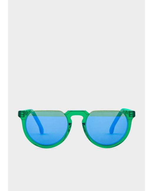 Paul Smith Flash Green 'brixham' Sunglasses