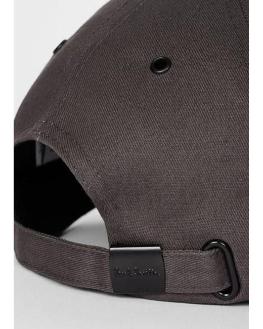 Paul Smith Brown Dark Zebra Logo Cap for men