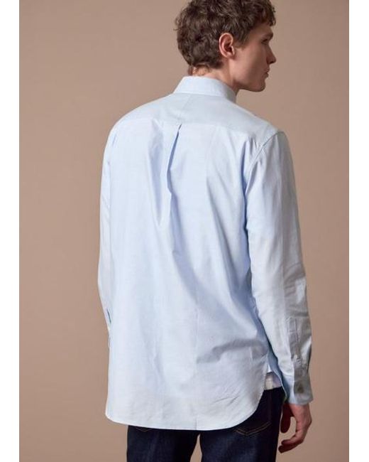 Paul Smith Blue Oxford Cotton Shirt for men