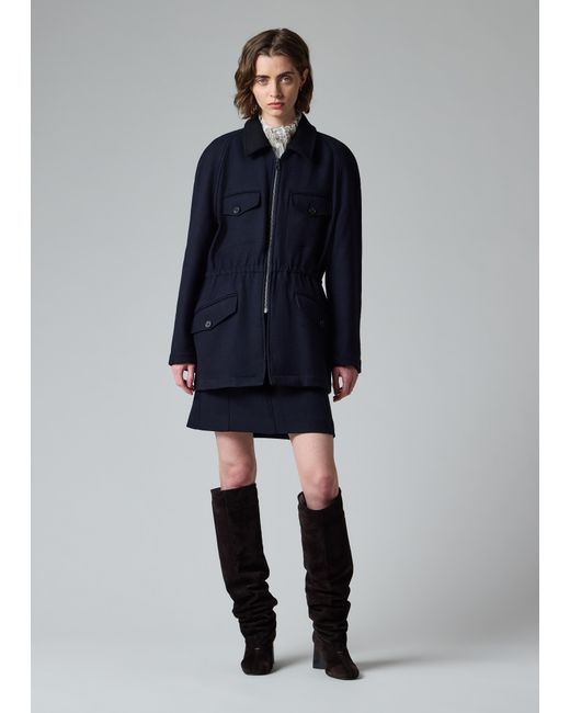 Paul Smith Blue Wool Field Jacket