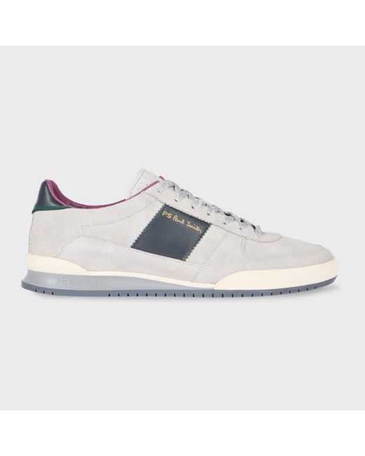 Paul Smith White Light Suede 'Rye' Trainers for men