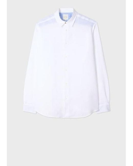 Paul Smith White Linen Shirt for men