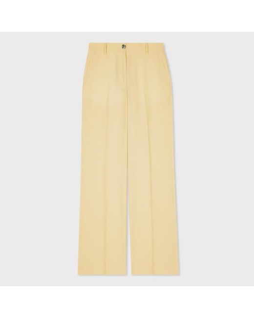 Paul Smith Yellow Buttercup Wool Trousers