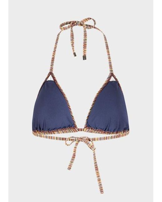 Paul Smith Pink Triangle Bikini Top