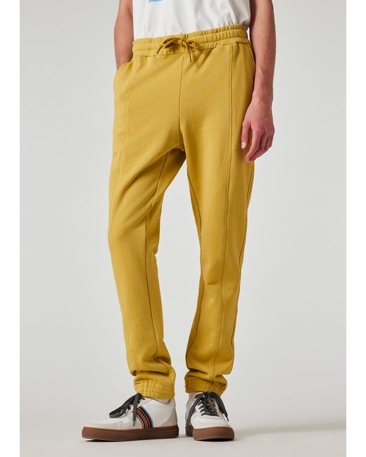 Paul Smith Happy Embroidery Sweatpants in Yellow for Men Lyst UK