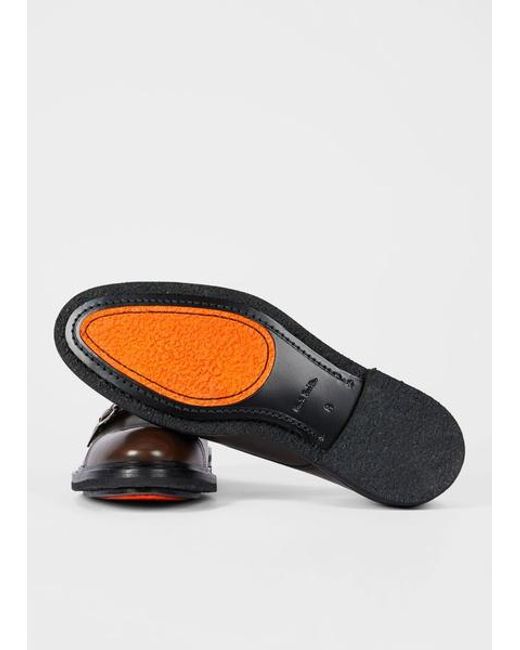 Paul Smith Brown 'Temple' Shoes for men